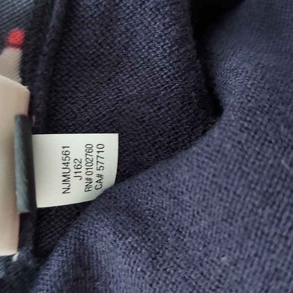 Kate Spade Head in the Clouds Hot Air Balloon Sweater Size Large Blue Multicolor - Picture 14 of 16